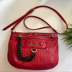 Juicy Couture Red Crossbody Bag Purse